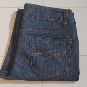 Faded Glory Women's Straight Leg Jeans - Blue 10 Average